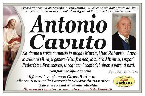 ANTONIO CAVUTO