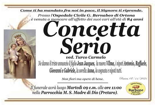 CONCETTA SERIO