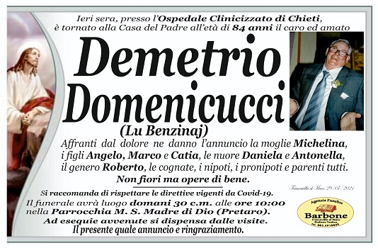 DEMITRIO DOMENICUCCI