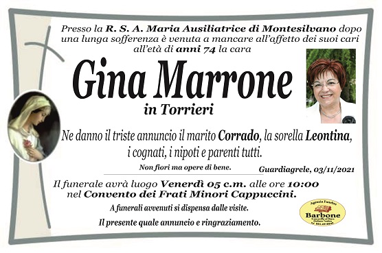GINA MARRONE