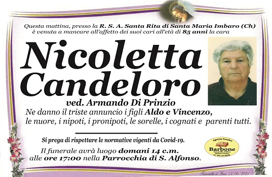 NICOLETTA CANDELORO